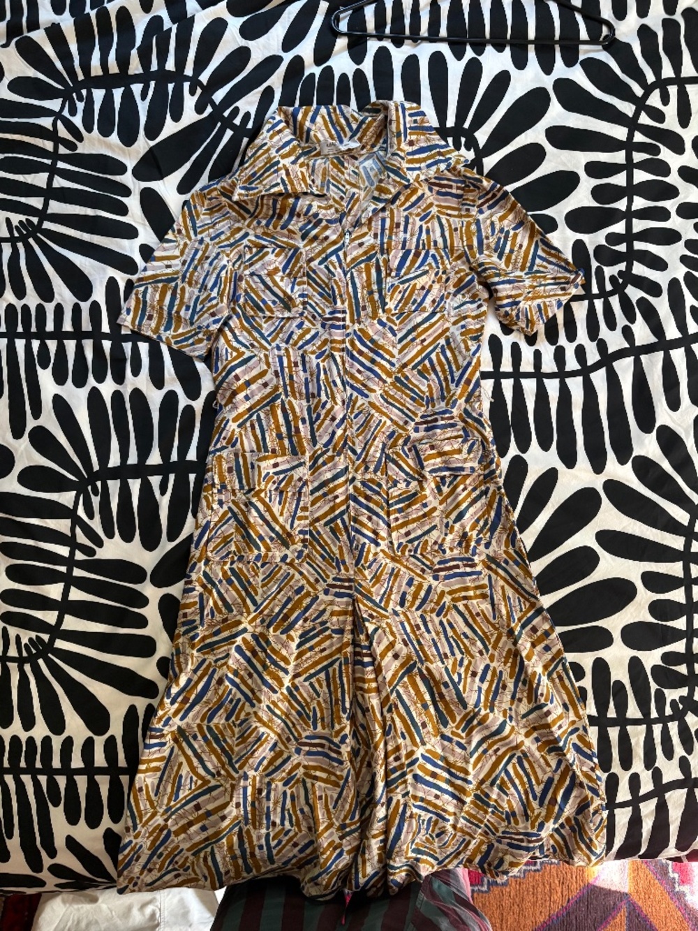 Vintage 70s Kurt Geiger A-Line Dress | Yellow & Multicolor Retro Mini